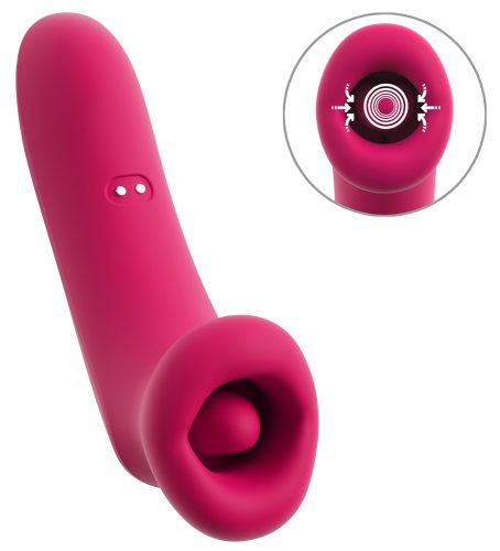 Auflegevibrator ?Oral Fun? mit Saug-Mund & Vibro-Zunge