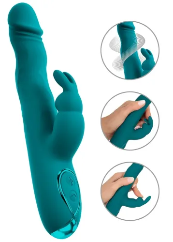 Rabbitvibrator mit Wiggling-Funktion
