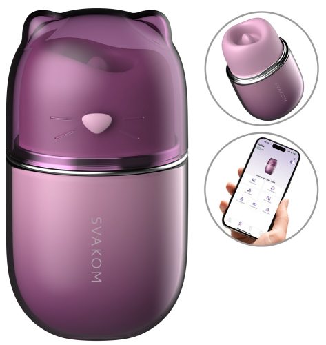 SVAKOM, Svakom Klitty Leckender und Saugender Auflegevibrator mit App-Steuerung