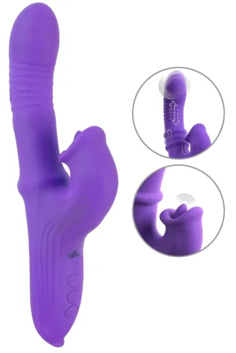 Rabbitvibrator mit Stoßfunktion