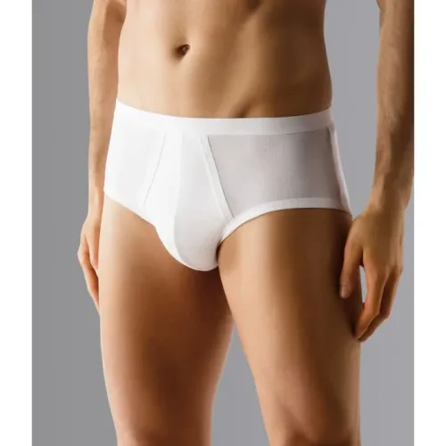 Calida, CALIDA Midislip "Twisted Cotton" mit Eingriff, Pure Cotton, Feinripp, weich
