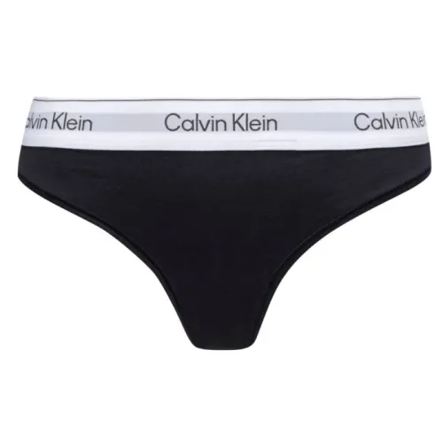 Calvin Klein, Calvin Klein - String, für Damen, Black, Größe S