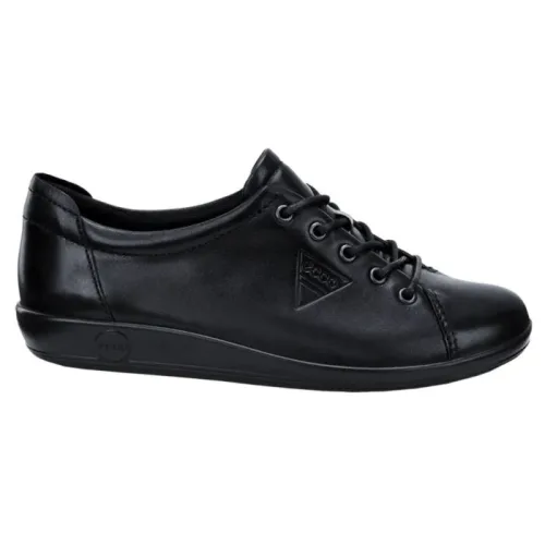 ecco, Ecco Schnürschuh "Ecco Soft 2.0", Freizeitschuh, Halbschuh, Schnürschuh mit dezenter Logo Prägung