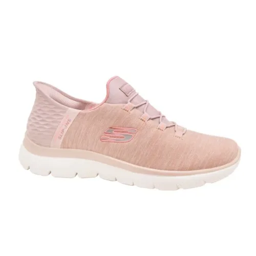 Skechers, Skechers Slipper "SUMMITS DAZZLING HAZE" Slip Ins Sneaker, Freizeitschuh mit dezenten Kontrastdetails