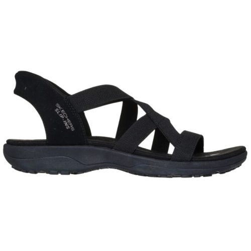 Skechers, Skechers Sandale "REGGAE SLIM-STRETCH FLEX" Flats, Trekking Sandale mit Slip-ins Funktion