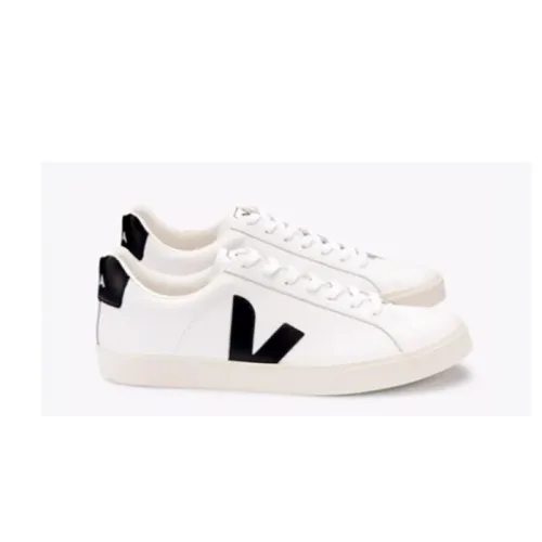 Veja, Veja - Esplar Logo Leather-43, für Damen, Weiss, Größe 43
