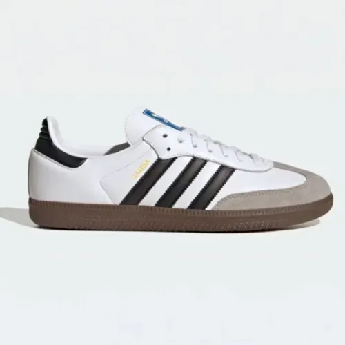 Adidas, adidas - Samba OG - White Core Black, für Herren, Weiss, Größe 41 1/3