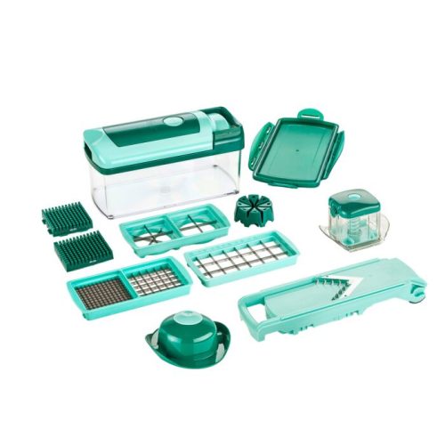 Genius, Genius Zerkleinerer "Nicer Dicer Fusion Set 13-tlg." Einfach, praktisch, sicher und platzsparend