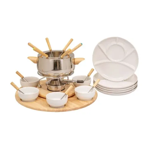 Kadastar, Kadastar - Fleischfondue-Set, 39cm, Multicolor