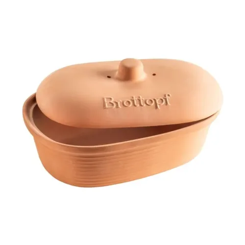 Mäser, MÄSER Brotkasten Ceramica Braun Steingut 37.5 cm 37.5 cm - Brotkasten