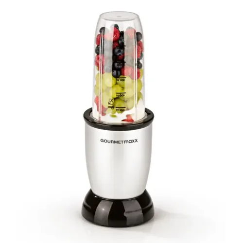 Gourmetmaxx, GOURMETmaxx Zerkleinerer "Nutrition Schwarz/Silber" 500 W