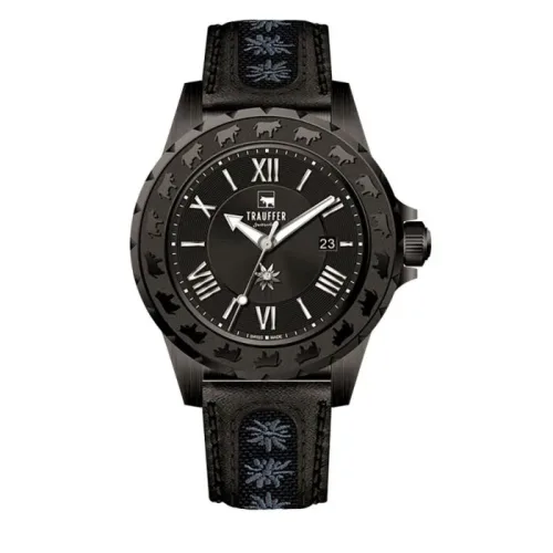 Trauffer, Trauffer TR-AG-02-NL-61 Black Collection Herren Uhr