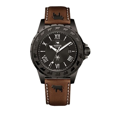 Trauffer, Trauffer TR-AG-02-NL-20 Black Collection Herren Uhr