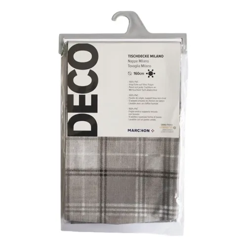 Deco, Mood Tischtuch Milano kariert rund 160cm