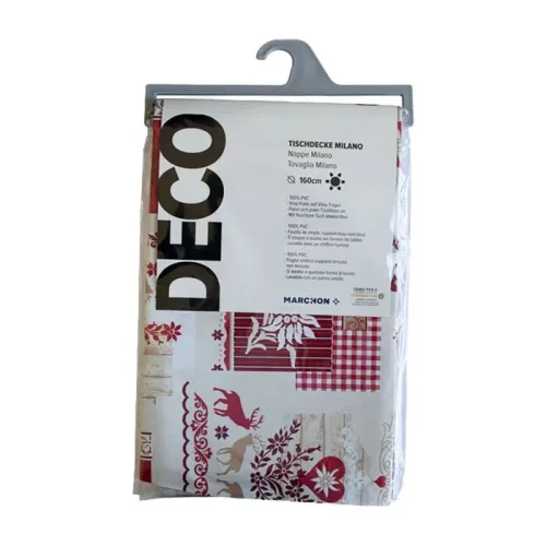 Deco, Tischdecke Milano Edelweiss rund160cm