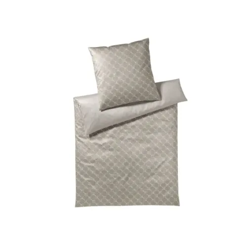 Schubiger Möbel, Elegante Bettwäsche Cornflower Gradiant, Sand Beige | Schubiger Möbel