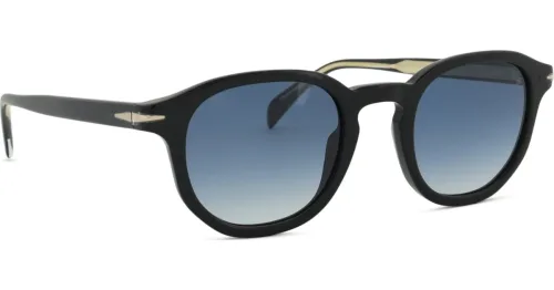 Safilo GmbH, Safilo GmbH David Beckham DB 1007/S Herren-Sonnenbrille Vollrand Quadratisch Acetat-Gestell, Schwarz