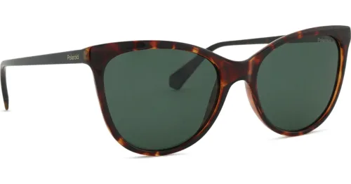 Safilo GmbH, Safilo GmbH Polaroid 207369 Damen-Sonnenbrille Vollrand Cat Eye Kunststoff-Gestell, Havanna