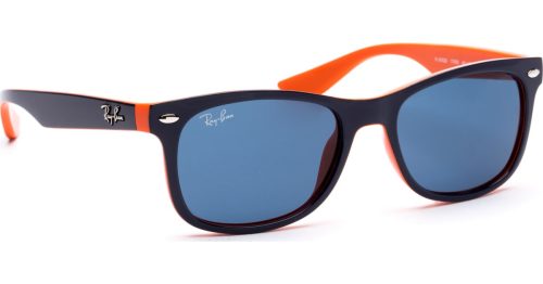 Rayban, Ray-Ban Junior New Wayfarer Rj9052s blau auf orange / blau Xs | Sonnenbrillen
