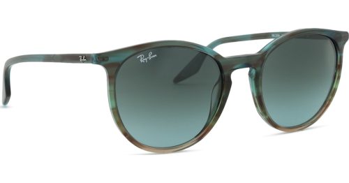 Rayban, Ray-Ban Rb2204 blau, grün gestreift / blau M | Sonnenbrillen