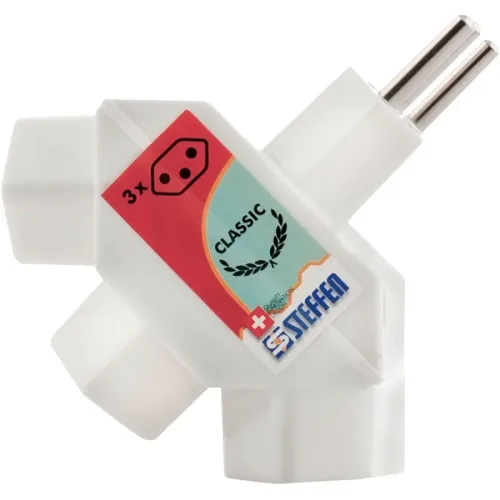 STEKO CONNECT, STEKO CONNECT Multistecker Elektrokleinteil - Farbe: Weiss - Material: Kunststoff - Multistecker