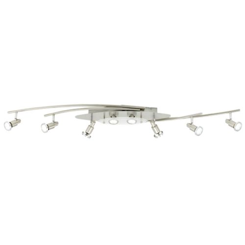LIVIQUE, System Pleno Silber Kunststoff/Metall 126.5 cm 12.5 cm - LED - Lichtfarbe: Warmweiss - Material: Metall/Kunststoff - System- LED Energiesparlampe