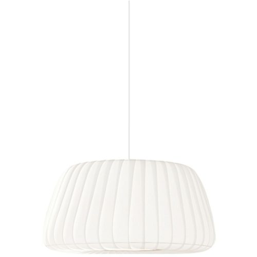 Tom Rossau, Tom Rossau Pendellampe Serene Weiss Papier 40 cm 22 cm - LED - Lichtfarbe: Extra warmweiss - Material: Frischfasern - Pendellampe- LED