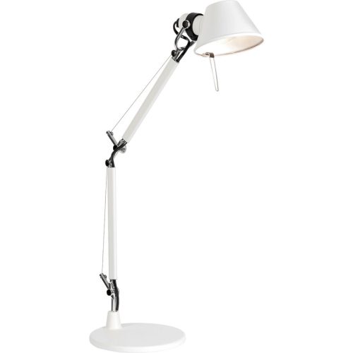 Artemide, Designer-Tischlampe Artemide Tolomeo Micro E14 weiss H 37 cm - Material: Aluminium - Schreibtischlampe