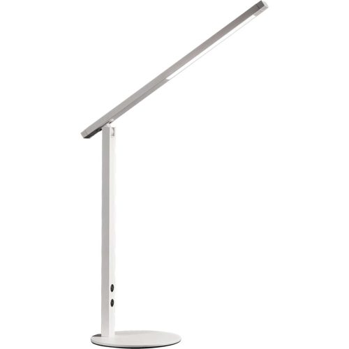 LIVIQUE, Bürolampe Cisse Weiss Aluminium - LED - Lichtfarbe: Warmweiss - Bürolampe- LED Energiesparlampe