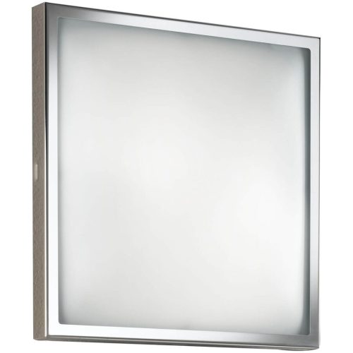 LIVIQUE, Wandlampe Opus Grau Metall 22 cm 8 cm - Farbe: verchromt - Wandlampe