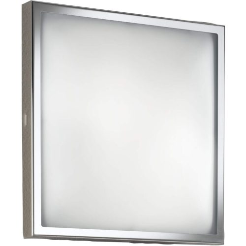 LIVIQUE, Deckenlampe Opus Grau Metall 30 cm 8.5 cm - Farbe: verchromt - Deckenlampe
