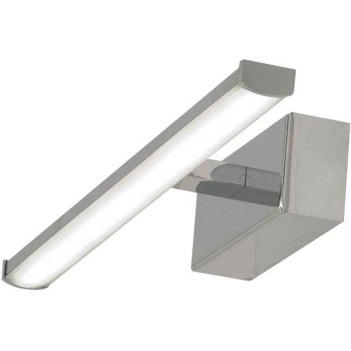 LIVIQUE, Wandlampe Nuria Grau Metall 30 cm 4.5 cm - Farbe: verchromt - LED - Lichtfarbe: Warmweiss - Wandlampe- LED Energiesparlampe