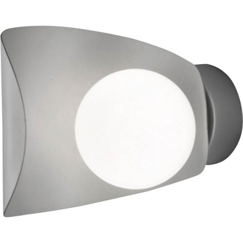 LIVIQUE, Wandlampe Galo Grau/Silber Metall 16 cm 18 cm - Farbe: silbergrau - LED - Lichtfarbe: Warmweiss - Wandlampe- LED Energiesparlampe