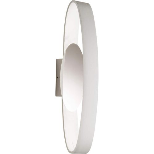 LIVIQUE, Wandlampe Greya Weiss/Grau Metall 53 cm 16 cm - Farbe: weiss/chrom - LED - Lichtfarbe: Warmweiss - Wandlampe- LED Energiesparlampe
