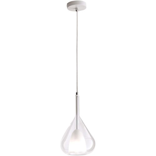 LIVIQUE, Pendellampe Lyras Weiss Metall 200 cm - Pendellampe