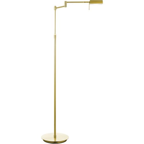 LIVIQUE, Leselampe Gaio Gold Messing/Glas 26 cm 145 cm Höhenverstellbar (manuell) - Farbe: messing matt - LED - Lichtfarbe: Warmweiss - Material: