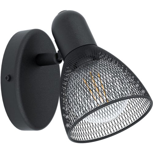 Eglo, Eglo Wandlampe Corovigno Schwarz Stahl 10.5 cm - Wandlampe