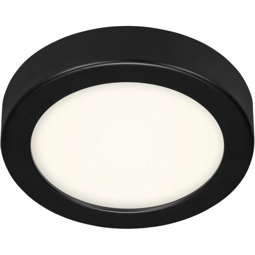 LIVIQUE, Deckenlampe Cissione Schwarz/Weiss Kunststoff/Metall 17 cm 3 cm - LED - Lichtfarbe: Helles Neutralweiss - Material: Metall/Kunststoff - Deckenlampe-