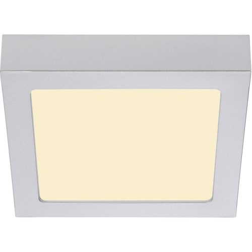 LIVIQUE, Deckenlampe Cissione Weiss/Grau Kunststoff/Metall 17 cm 3 cm - Farbe: chrom matt/weiss - LED - Lichtfarbe: Helles Neutralweiss - Material: