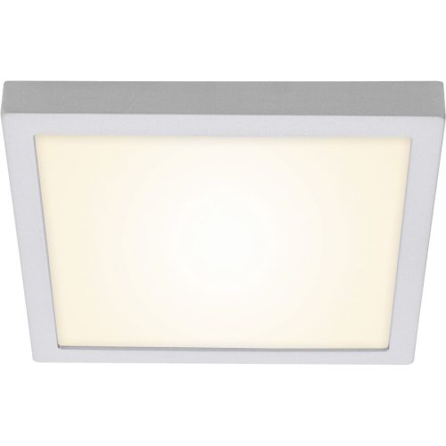LIVIQUE, Deckenlampe Cissione Grau Kunststoff/Metall 30 cm 3 cm - Farbe: chrom matt - LED - Lichtfarbe: Warmweiss - Material: Metall/Kunststoff - Deckenlampe-