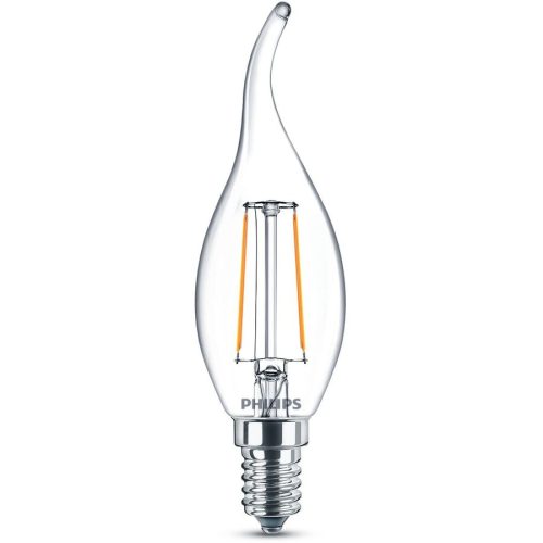 Philips LED, Philips LED 76319000 LED EEK E (A - G) E14 Kerzenform 2 W = 25 W Warmweiß (Ø x H) 3.5 cm x 12.3 cm Filament 1 St.
