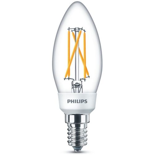 Philips LED, Philips LED 77215400 LED EEK F (A - G) E14 Kerzenform 5 W, 2.5 W, 1 W = 40 W, 18 W, 9 W Warmweiß (Ø x L) 3.5 cm x 10.6