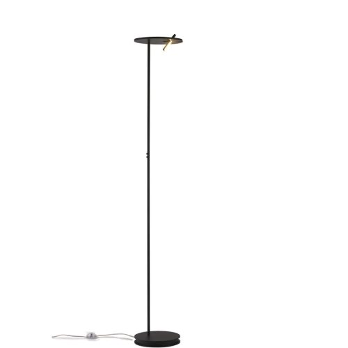 Bopp, Bopp Stehlampe Share Schwarz Aluminium 30 cm 180 cm - LED - Lichtfarbe: Extra warmweiss - Stehlampe- LED Energiesparlampe