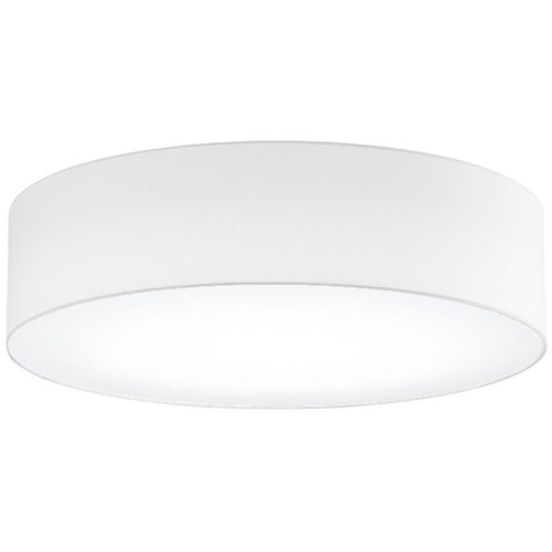 LIVIQUE, Deckenlampe Noah Weiss Metall/Stoff 60 cm 16 cm - Farbe: reinweiss - LED - Lichtfarbe: Warmweiss - Material: Metall/ Stoff - Deckenlampe- LED