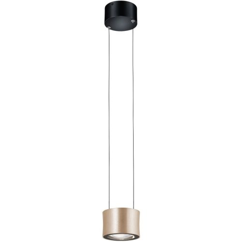 Bankamp, Designer-Pendellampe Bankamp Impulse Roségold 1-flammig - Farbe: Rose/Gold eloxiert - LED - Lichtfarbe: Extra warmweiss - Material: Metall -