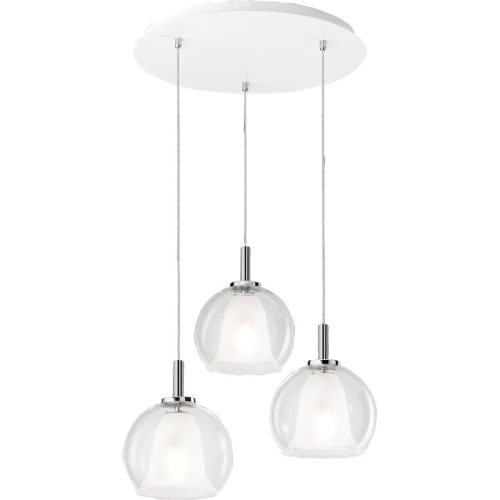 LIVIQUE, Pendellampe Aby Transparent Glas/Metall 26 cm Höhenverstellbar (manuell) - Material: Metall/Glas - Pendellampe
