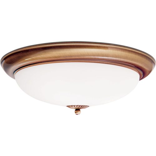 Briamond, Briamond Deckenlampe Empire Glas/Messing 47 cm 14 cm - Farbe: Patina - Material: Messing/Glas - Deckenlampe