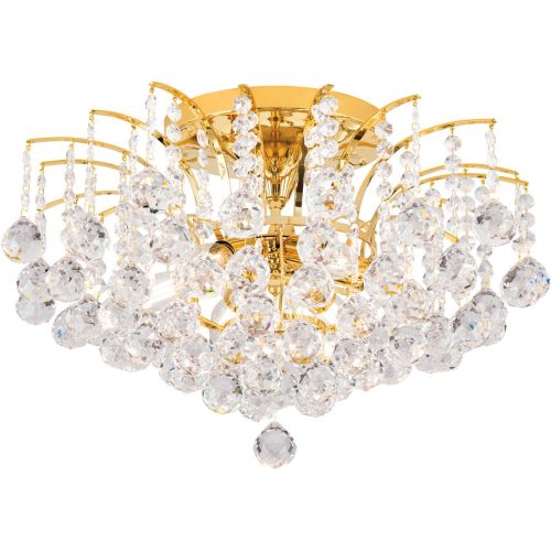 Briamond, Briamond Deckenlampe Sheraton Gold Kristall/Messing 52 cm 36 cm - Material: Messing/Kristall - Deckenlampe