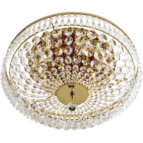Briamond, Briamond Deckenlampe Sheraton Gold Kristall/Messing 45 cm 20 cm - Material: Messing/Kristall - Deckenlampe