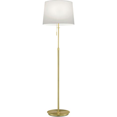 LIVIQUE, Stehlampe Testa Metall 46.3 cm 180 cm Höhenverstellbar (manuell) - Farbe: messing matt - Stehlampe